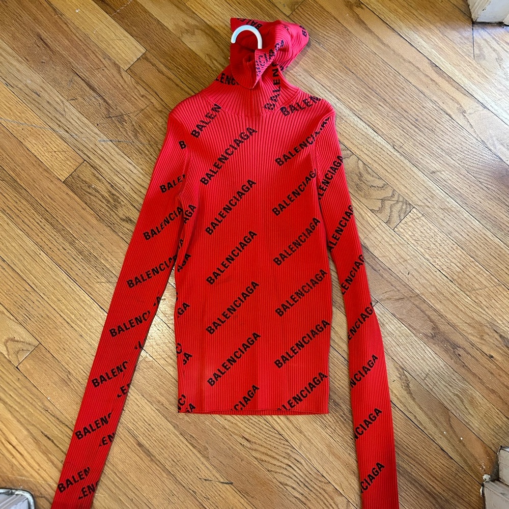 Balenciaga Hooded Turtleneck FW 18